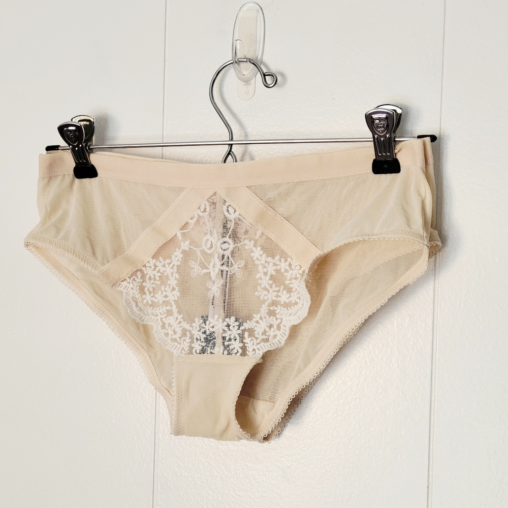 Free People Nude Combo Lace Panties
